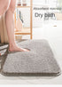 Super Thick Fluff Fiber Bath Mat Comfortable Soft Non-Slip Absorbent Rug Shower Room Doormat