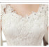 Customized Large Size Wedding Dress Ball Gowns Bride Embroidery Lace Up Flower Dresses