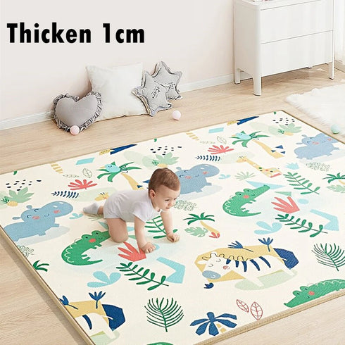 Baby Play Mat Waterproof Soft Floor Playmat Foldable Crawling Carpet Educational Activity Rug