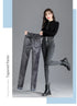 Warm High-Waist Fleece-Lined Skinny Jeans for Women - Perfect for Casual Fall Outfits and Stylish Pencil Pants Looks