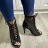 Sexy High Heels Hollow Mesh Sandals for Summer Fashion Comfort Peep Toe Stilettos Jazz Dance Female Shoes Plus Size