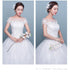 Customize Embroidery Wedding Dress Lace Up Bride Plus Size Ball Gowns