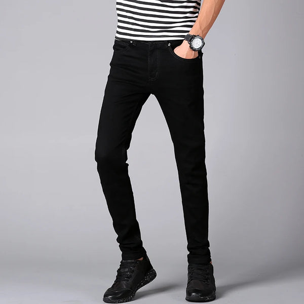 Mens Skinny Jeans Slim Fit Stretch Denim Pants for Casual Style