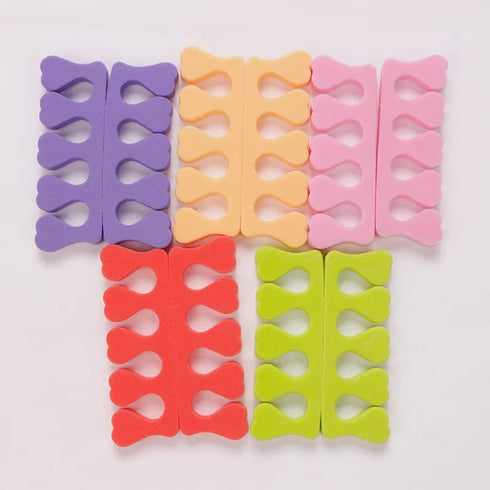 Ultimate Nail Art Foam Toe Separators for Manicure and Pedicure - Soft Sponge Finger Coating Tools in Bulk (100/200/400 Pieces)