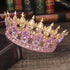 Elegant Crystal Tiara and Crown Hair Accessories for Weddings and Pageants