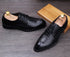 Men's Crocodile Dress Leather Lace-Up Shoes for Wedding and Office Events