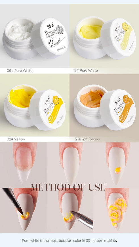 3D Plasticine Gel Nail Polish for Professional Nail Art Design - Non-Stick UV Gel Varnish for Stunning Fall Nails and Creative Sculpting