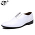 Stylish Men's Leather Oxford Dress Shoes for Weddings and Formal Events - Classic Lace-Up Brogue Design with Pointed Toe for a Polished Look