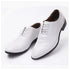 Stylish Men's Leather Oxford Dress Shoes for Weddings and Formal Events - Classic Lace-Up Brogue Design with Pointed Toe for a Polished Look