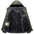 Plus Size Winter Jacket for Men - Thick Windproof Waterproof Fleece Military Parka Overcoat with Detachable Hood and Pockets, Available in 6XL to 9XL Sizes for All Seasons