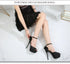 Elegant Peep Toe Platform High Heels Pumps for Women - Stylish Wedding Shoes with Stiletto Heels & Slingback Design Perfect for Brides and Special Occasions