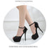 Elegant Peep Toe Platform High Heels Pumps for Women - Stylish Wedding Shoes with Stiletto Heels & Slingback Design Perfect for Brides and Special Occasions