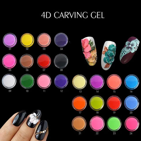 3D Plasticine Gel Nail Polish for Professional Nail Art Design - Non-Stick UV Gel Varnish for Stunning Fall Nails and Creative Sculpting