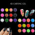 3D Plasticine Gel Nail Polish for Professional Nail Art Design - Non-Stick UV Gel Varnish for Stunning Fall Nails and Creative Sculpting