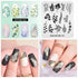 Nature-Inspired Nail Art Stamping Plate Set with Butterfly and Mountain Range Designs for DIY Manicure Enthusiasts
