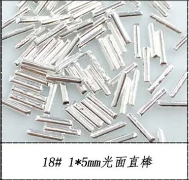 500pcs Metal Nail Art Decorations - Japan Korea Alloy Rivets, Studs, and DIY Accessories for Creative Designs