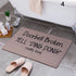Cartoon Camper Bathroom Doormat Absorbent Indoor Rug Anti-Slip Decorative Floor Mat