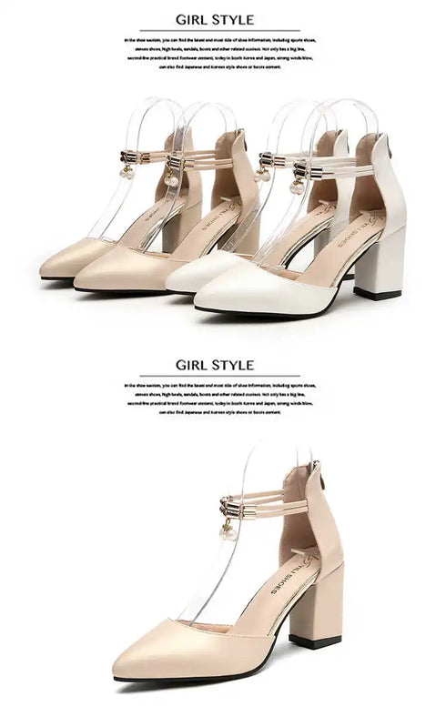 Elegant Pointed Toe Pumps for Women - Stylish Dress Heels Perfect for Weddings and Casual Occasions