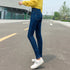 Women’s Classic Retro Skinny Jeans - High Waist Stretch Pencil Trousers for Casual Fall Outfits - Perfect for Homecoming and Everyday Wear