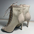 Sexy High Heels Hollow Mesh Sandals for Summer Fashion Comfort Peep Toe Stilettos Jazz Dance Female Shoes Plus Size