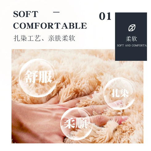 Large Plush Rugs for Modern Living Room Fluffy Carpet Kids Room Home Decor