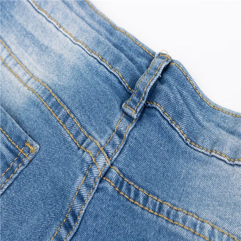 Fashion High Waist Skinny Ripped Jeans for Women S-3XL