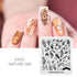Nature-Inspired Nail Art Stamping Plate Set with Butterfly and Mountain Range Designs for DIY Manicure Enthusiasts