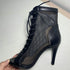 Sexy High Heels Hollow Mesh Sandals for Summer Fashion Comfort Peep Toe Stilettos Jazz Dance Female Shoes Plus Size