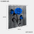 Red Rose and Butterfly Bathroom Mat and Shower Curtain Set Waterproof Eco-Friendly Design