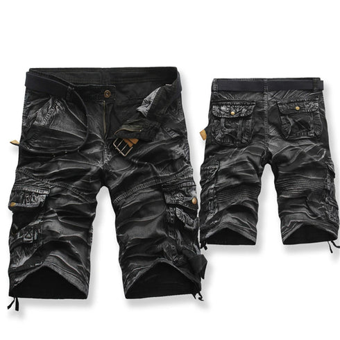 Summer Cargo Shorts Men Cool Camouflage Casual Pants Camo