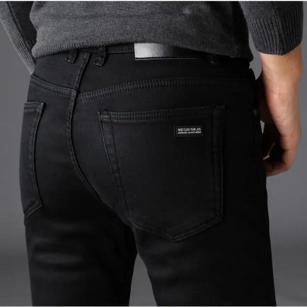 Men Classic Advanced Fashion Brand Jeans Denim Trousers Pants