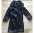 Men's Faux Fur Long Overcoat with Large Lapel for Autumn and Winter Fashion - Thick Turn-Down Collar Jacket for Daily Wear