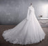 Muslim Wedding Dress Elegant High Neck Princess Bride Gown