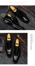 Elegant Designer Men's Formal Loafers - Classic Leather Business Shoes for Office and Valentine Gifts