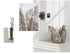 Ethnic Style Woven Linen Cotton Rectangle Rug Mat for Living Room and Bedroom Foot Pad