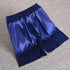 Men Elastic Waist Silk Satin Pajamas Shorts Nightwear Bottoms