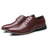 Men's Stylish Suede Brogue Shoes for Weddings and Formal Events - New Fashionable Leather Footwear in Black