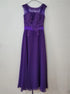 Bridesmaid Dress A-Line Chiffon Beading Applique Backless Floor Length Evening Dress