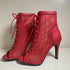 Sexy High Heels Hollow Mesh Sandals for Summer Fashion Comfort Peep Toe Stilettos Jazz Dance Female Shoes Plus Size