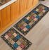 Anti-Slip Geometric Kitchen Mat Area Rugs for Living Room Bathroom and Hallway