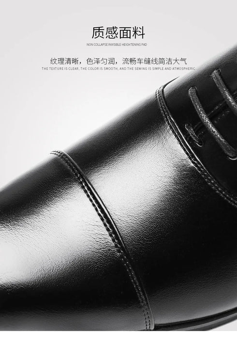 Elegant Slip-On Oxford Shoes for Men - Classic Formal Business Dress Footwear Perfect for Weddings and Office Occasions