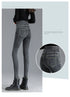 Warm High-Waist Fleece-Lined Skinny Jeans for Women - Perfect for Casual Fall Outfits and Stylish Pencil Pants Looks