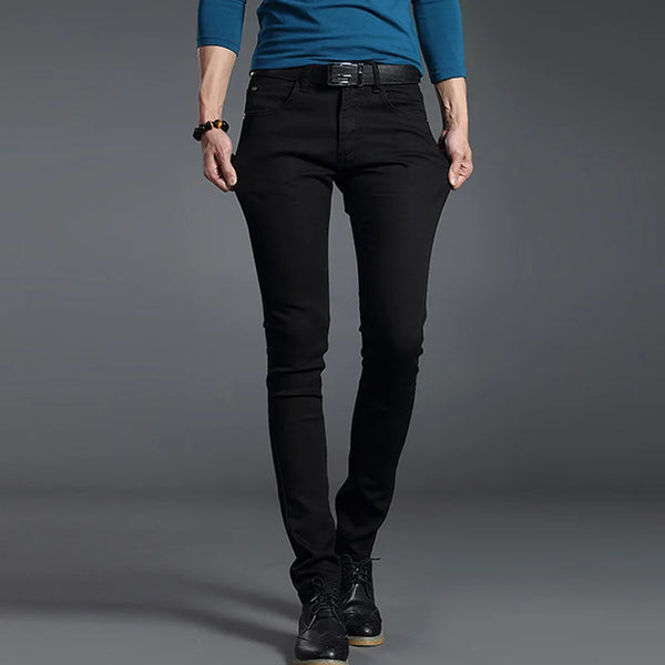Good Quality Skinny Jeans Men Slim Fit Denim Trousers