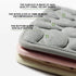 Cobblestone Embossed Bath Mat Water Absorption Non-Slip Memory Foam Washable Rug
