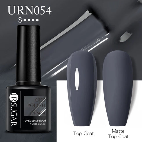 Nail Gel Polish - 7.5ml Semi-permanent Glitter Varnish for Winter Manicure, Eco-friendly and SGS Certified for Lasting Style