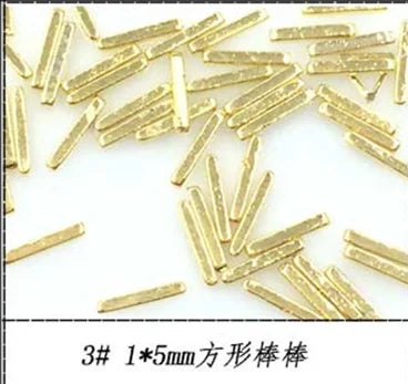 500pcs Metal Nail Art Decorations - Japan Korea Alloy Rivets, Studs, and DIY Accessories for Creative Designs