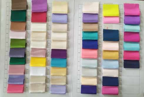 2 Pieces Sweetheart Satin Wedding Dresses A-Line Long Sleeve