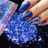 Irregular Glass Nail Glitter Flakes and Sparkly Sequins for 3D Nail Art Decoration – Perfect for Fall Season Nails DIY Manicure