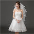 Ivory Short Knee Length Fairy Wedding Dress for Parties