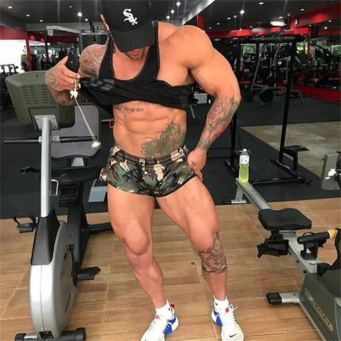Men Shorts Fitness Beach Sports Shorts Summer Workout Jogger